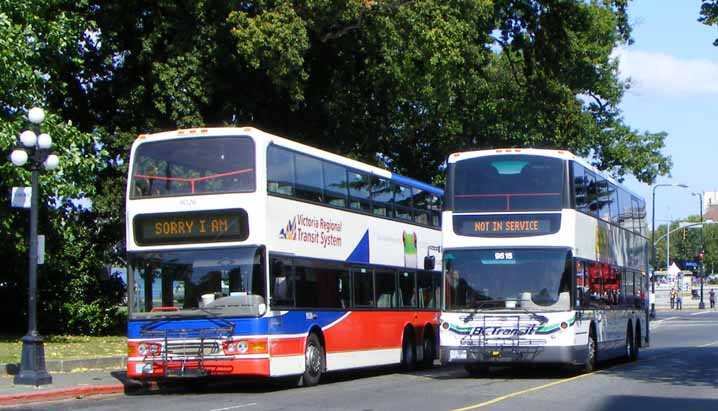 Victoria Regional Transit Transbus Trident DM5000 9026 & Enviro500 9515